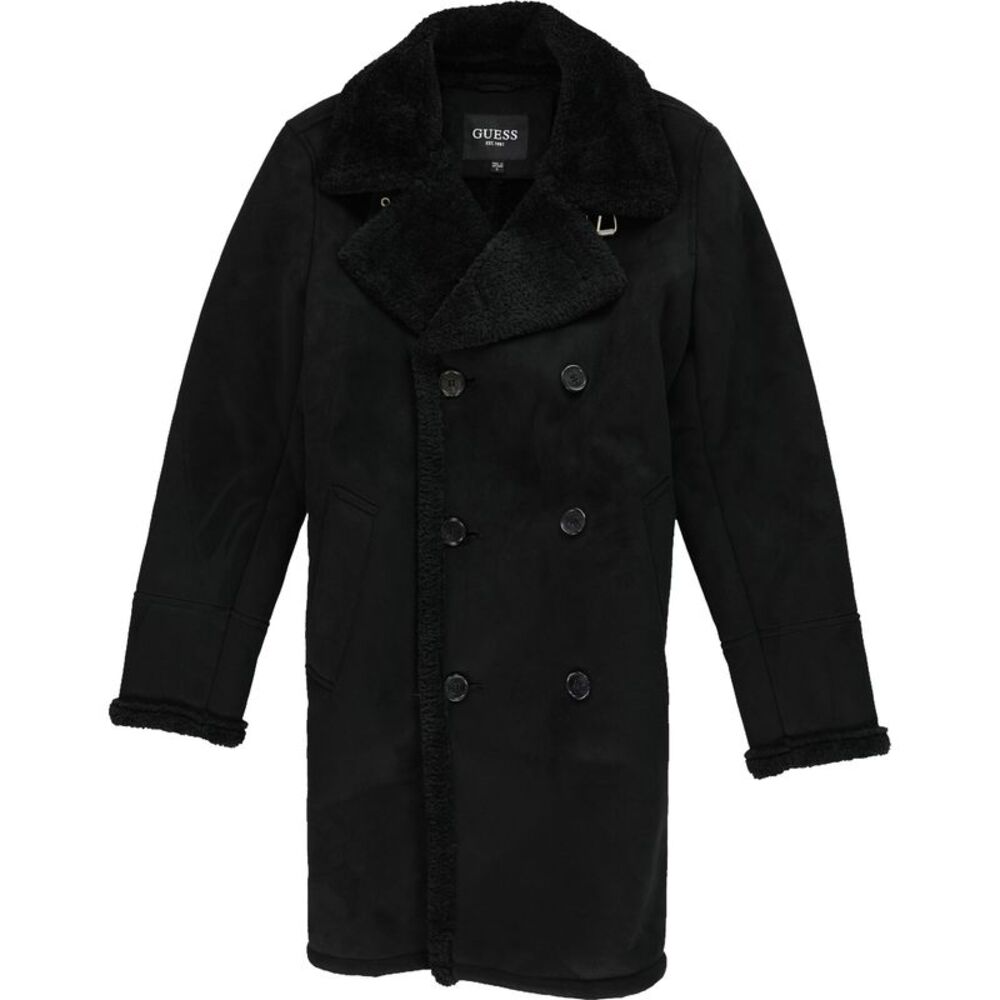 GUESS Mens Faux Shearling Coat, NWT